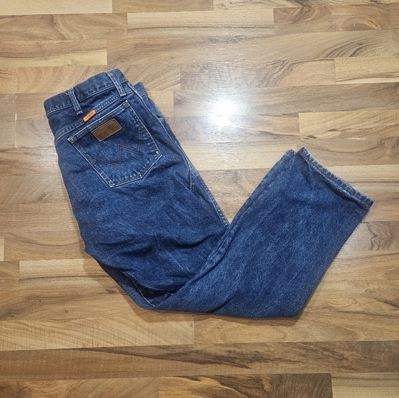 Wrangler FR Flame Resistant Jeans 38x30 Men Blue Denim Workwear HRC2 2112 13MWZ - Picture 1 of 11